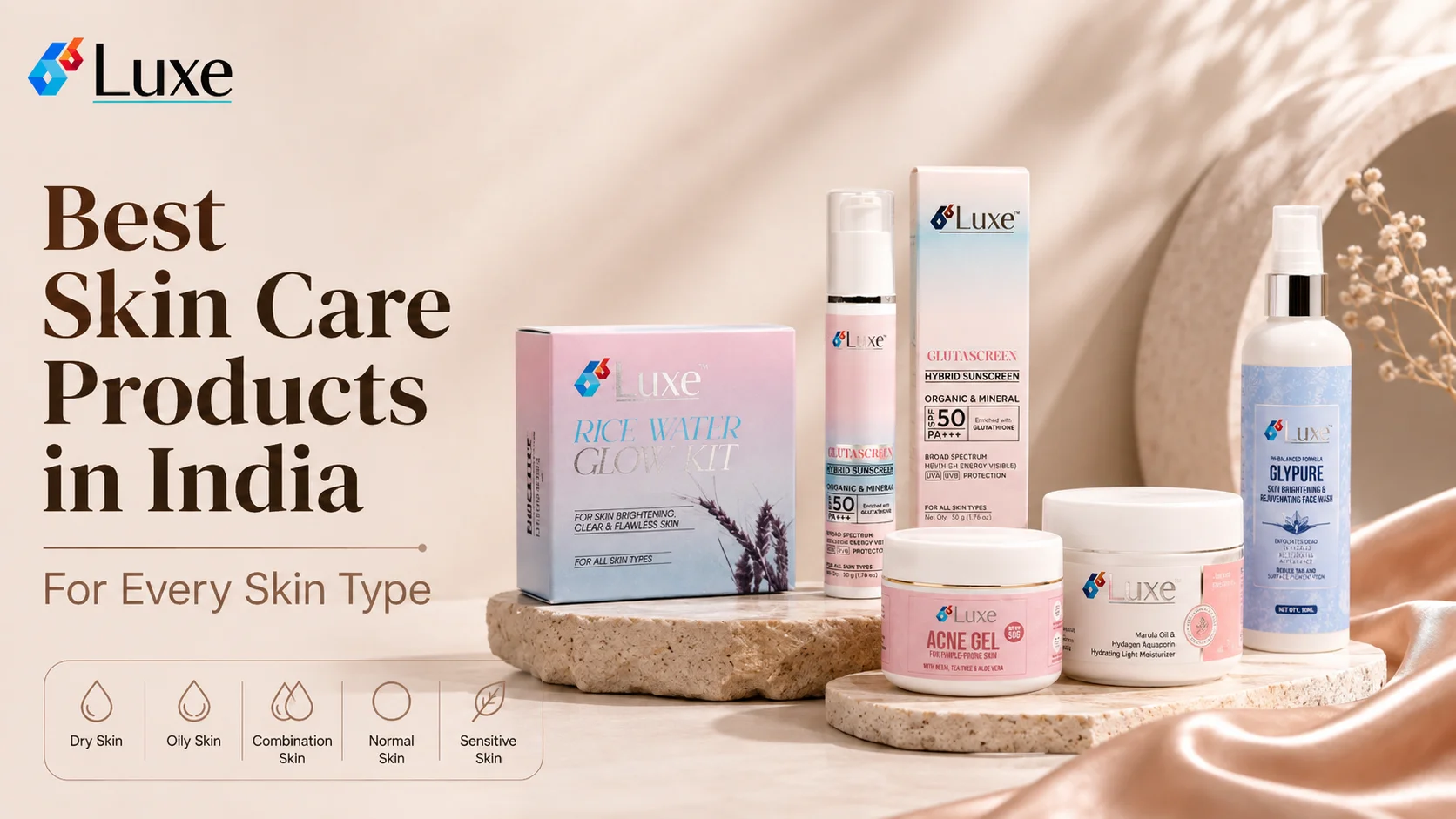 Best skin care products in India for different skin types