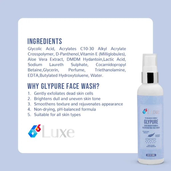 Glypure Face Wash detail
