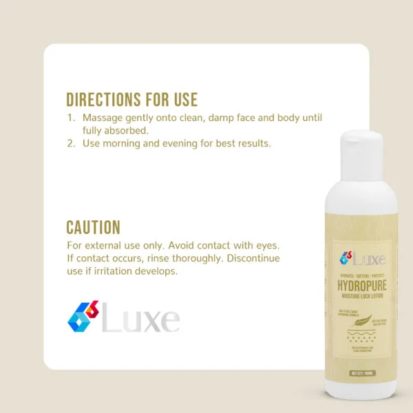 Hydropure Lotion detail