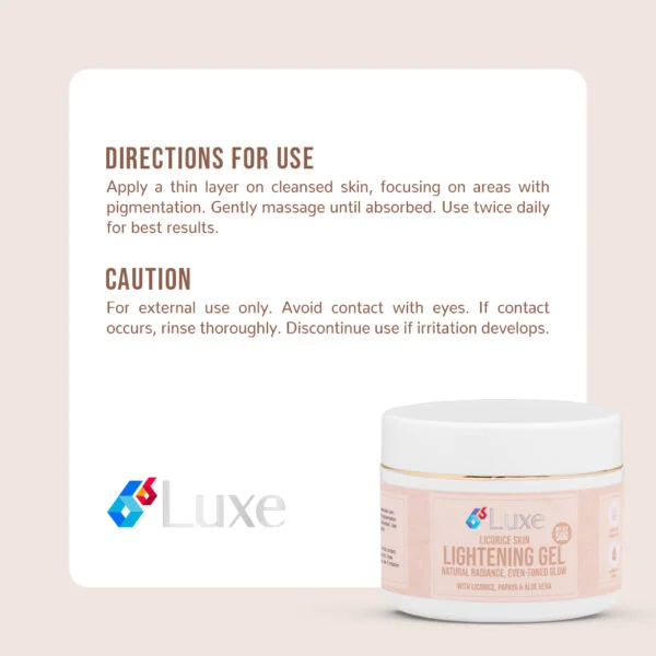 Skin Lightening Gel detail