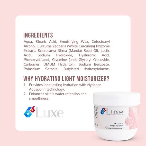 Hydrating Light Moisturizer detail
