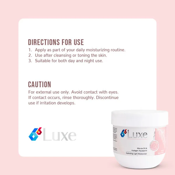 Hydrating Light Moisturizer detail