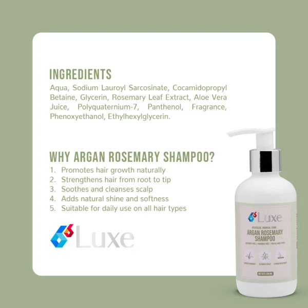 Argan Rosemary Shampoo detail