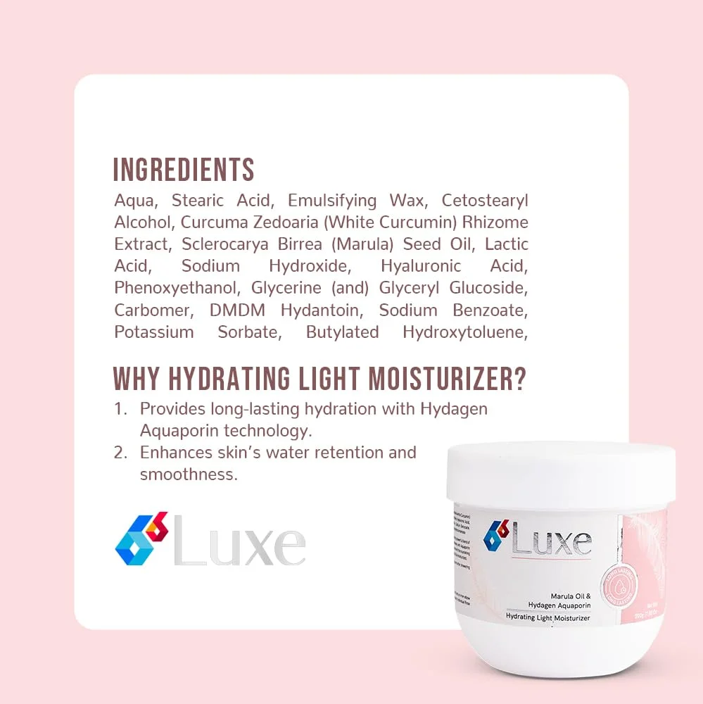 Hydrating Light Moisturizer detail